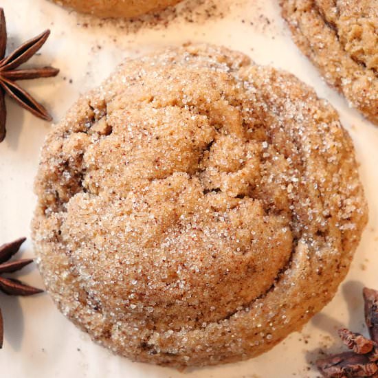Chai Spiced Einkorn Cookies - Recipe photo by Tinhateats.com