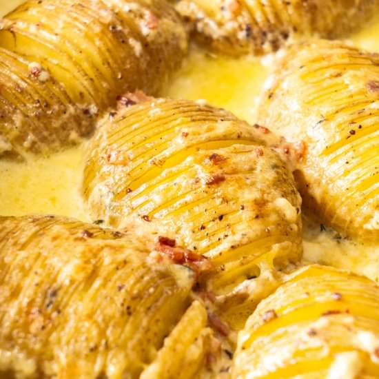 Hasselback Potato Gratin - Recipe photo by sugarsaltmagic