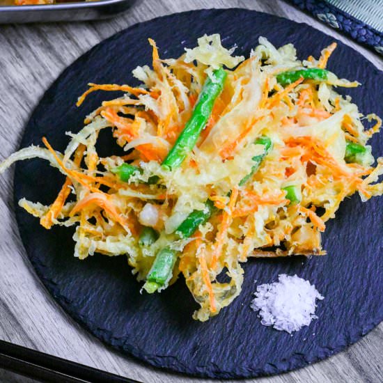 Mixed Vegetable Tempura (kakiage) - Recipe photo by Sudachi Recipes