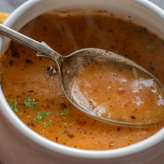 Turkish Tarhana Soup - Recipe photo by Cooking Gorgeous