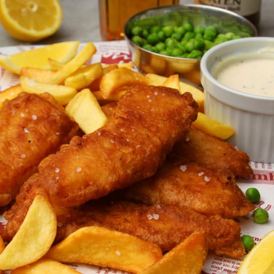 Classic British Fish and Chips - Recipe photo by Paromita Mandal