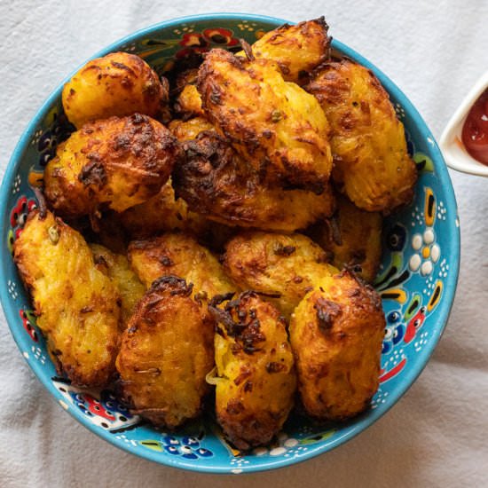 Mini Tater Tots in Air Fryer - Recipe photo by My Best Air Fryer Recipes
