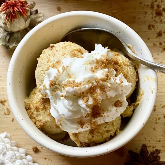 Pumpkin Cheesecake Ice Cream - Recipe photo by ahintofrosemary