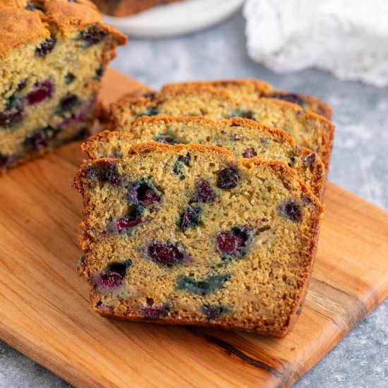 Banana Blueberry Bread - Recipe photo by BeyondtheCoop