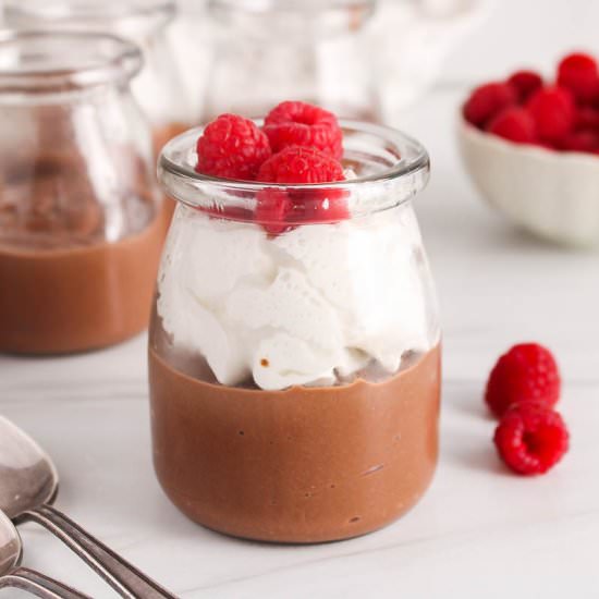 Cashew Chocolate Mousse - Recipe photo by zest and flour