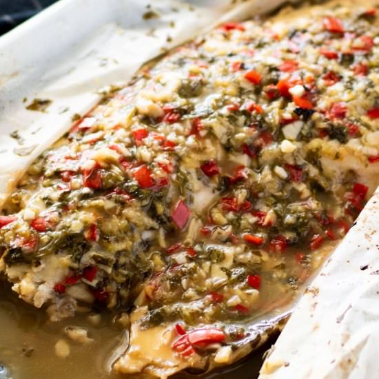 Thai Baked Barramundi - Recipe photo by EatAndThriveKitchen