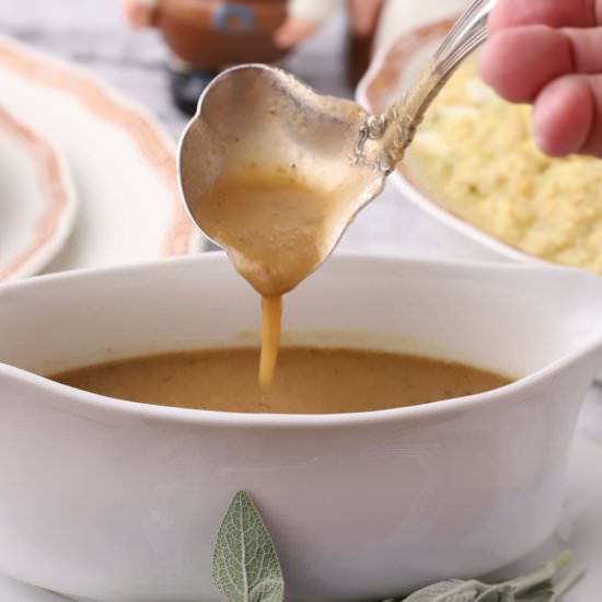 Southern Turkey Neck Gravy - Recipe photo by Grits and Pinecones