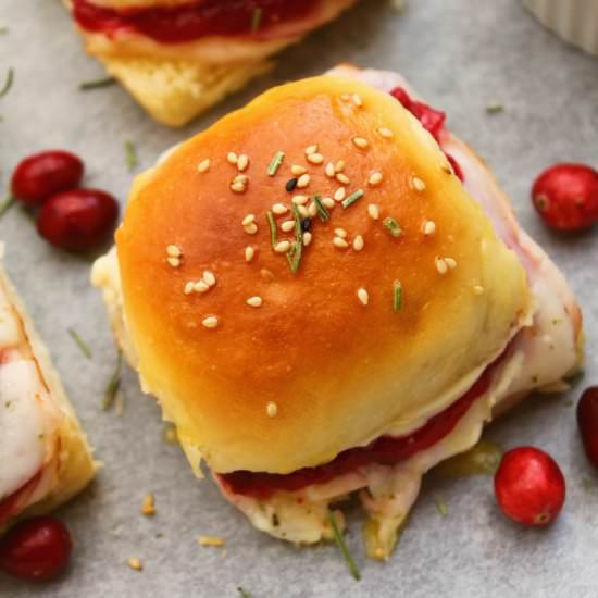 Turkey Cranberry Sliders - Recipe photo by Paromita Mandal