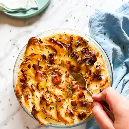 Air Fryer Scalloped Potatoes - Recipe photo by SimonaR90