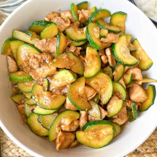 Chinese Zucchini Stir Fry - Recipe photo by sassychopsticks9