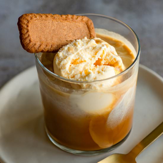 Biscoff Affogato - Recipe photo by heinstirred