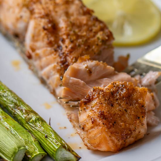 Air Fryer Marinated Salmon - Recipe photo by My Best Air Fryer Recipes