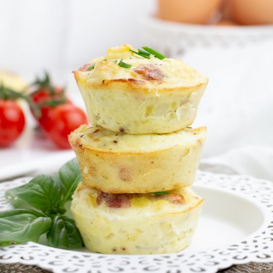 Breakfast Bacon Egg Bites - Recipe photo by Little Nomads Recipes