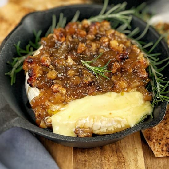 Baked Brie With Fig Jam - Recipe photo by chef not required