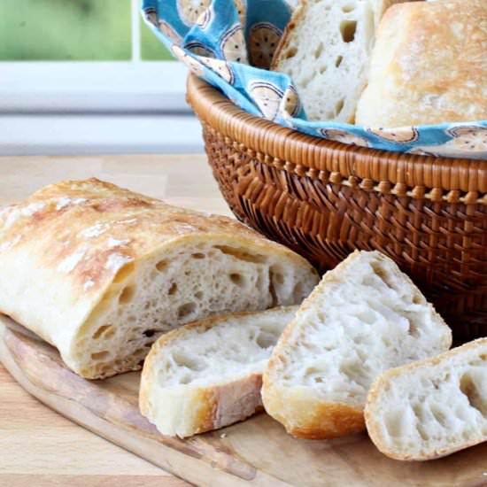 No Knead Ciabatta Bread - Recipe photo by karenskitchenstories