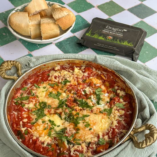Easy Cheesy Shakshuka - Recipe photo by therarewelshbit