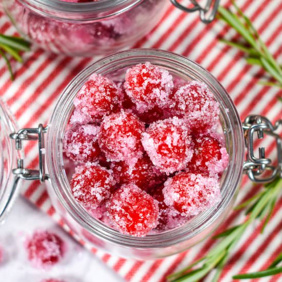 Sugared Cranberries - Recipe photo by bastecutfold