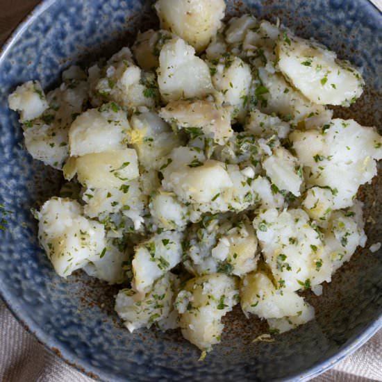Warm Potato Salad - Recipe photo by GiangisKitchen