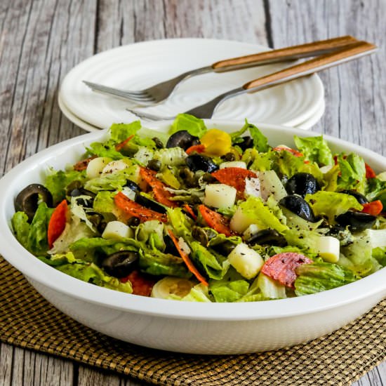 Chopped Antipasto Salad - Recipe photo by kalynskitchen