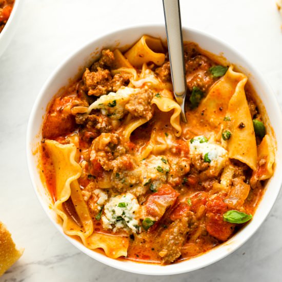 Lasagna Soup - Recipe photo by The Endless Meal