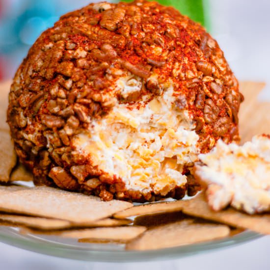 Classic Cheddar Cheeseball - Recipe photo by jennifercooks