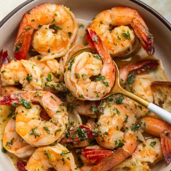 Shrimp Scampi (Without Wine) - Recipe photo by homecookingcollective