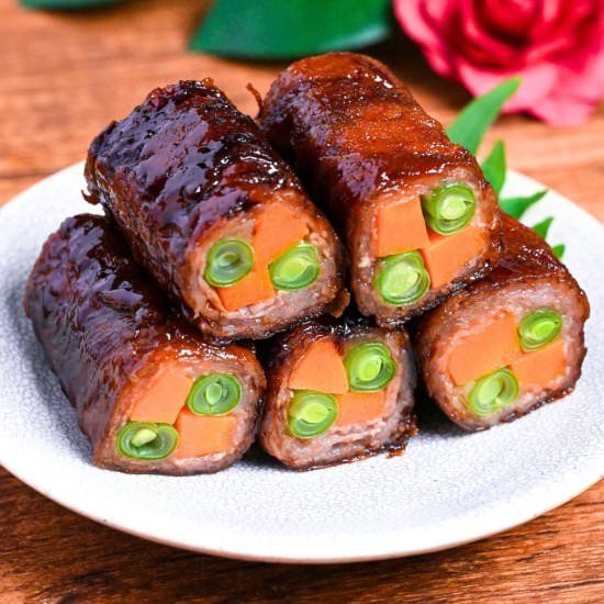 Beef Yawata Maki - Recipe photo by Sudachi Recipes