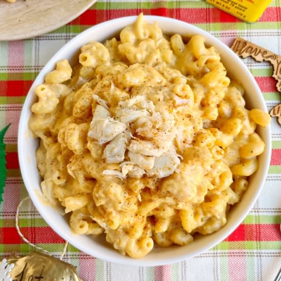 Stovetop Crab Mac and Cheese - Recipe photo by theyummymuffin02