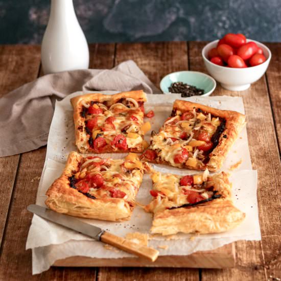 Roasted veggie tart - Recipe photo by vanillafrost4