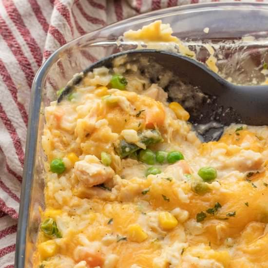 Chicken Rice & Veggies Casserole - Recipe photo by eatdessertsnack