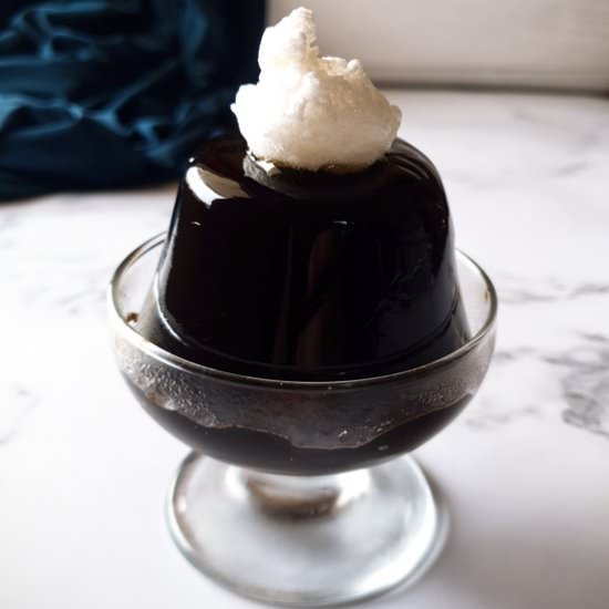 Coffee Jello with Condensed Cream - Recipe photo by TheButteryFairytale