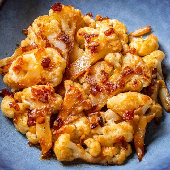 cauliflower stir fry - Recipe photo by cookingwithlei