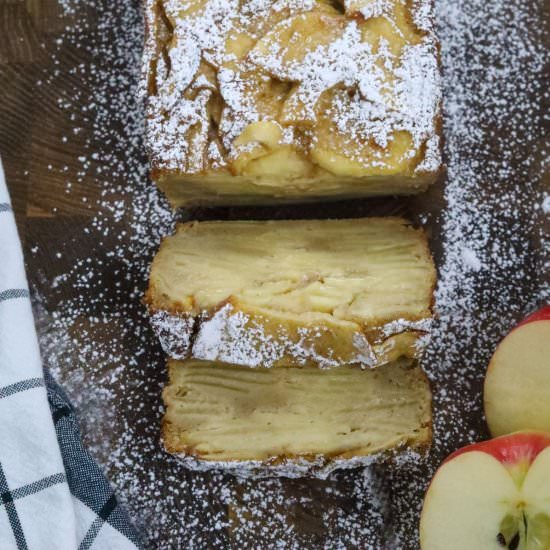 Invisible Apple Cake - Recipe photo by Man Meets Oven
