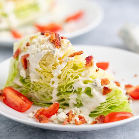 Blue Cheese Wedge Salad - Recipe photo by BeyondtheCoop