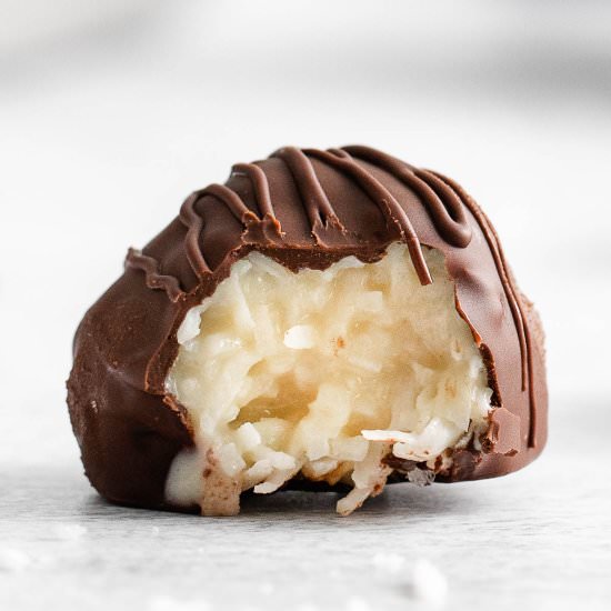 Chocolate Coconut Balls - Recipe photo by ToSimplyInspire