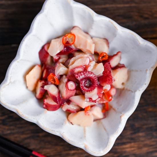 Tako Wasabi - Recipe photo by Sudachi Recipes