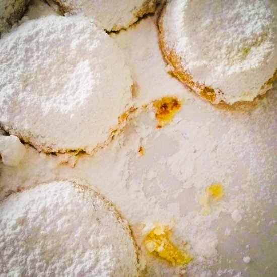 Grandma Chrysoula’s Kourabiedes - Recipe photo by kickingbackthepebbles