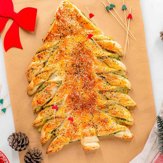 Puff Pastry Christmas Tree - Recipe photo by chocolatesandchai