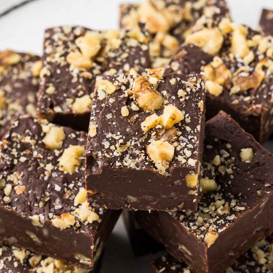 Walnut Chocolate Fudge - Recipe photo by cookingupmemories