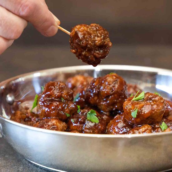 Honey BBQ Meatballs - Recipe photo by iwilkerson