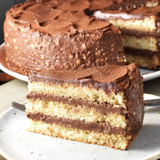 Polish Hazelnut Chocolate Torte - Recipe photo by everydayhealthyrecipes