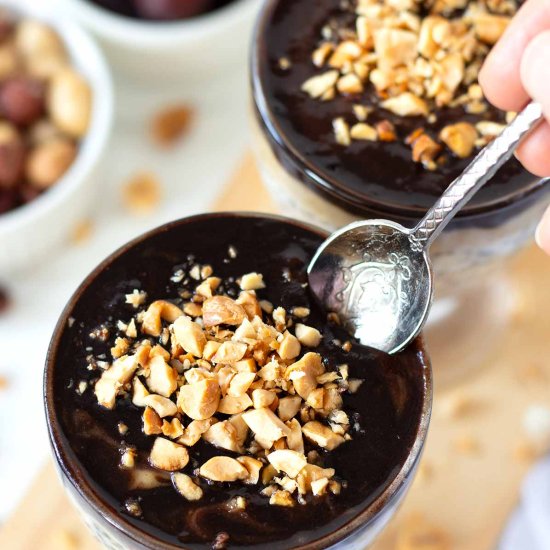 Snickers Overnight Oats - Recipe photo by Marinela