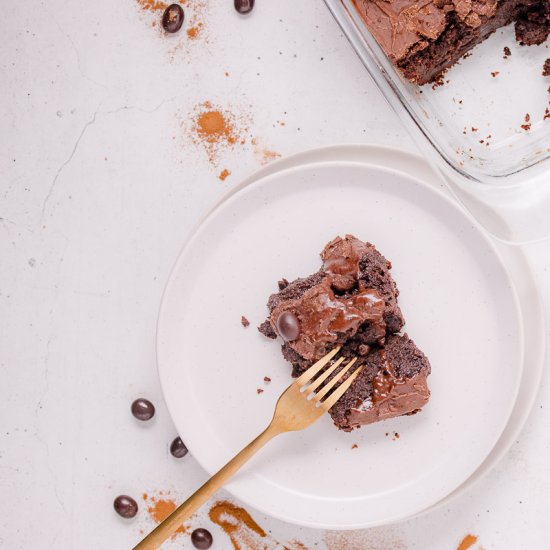 GF Espresso Martini Brownies - Recipe photo by The Sprinkled Cakery