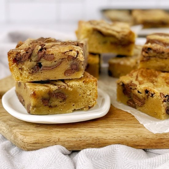 Nutella Cookie Bars - Recipe photo by chef not required