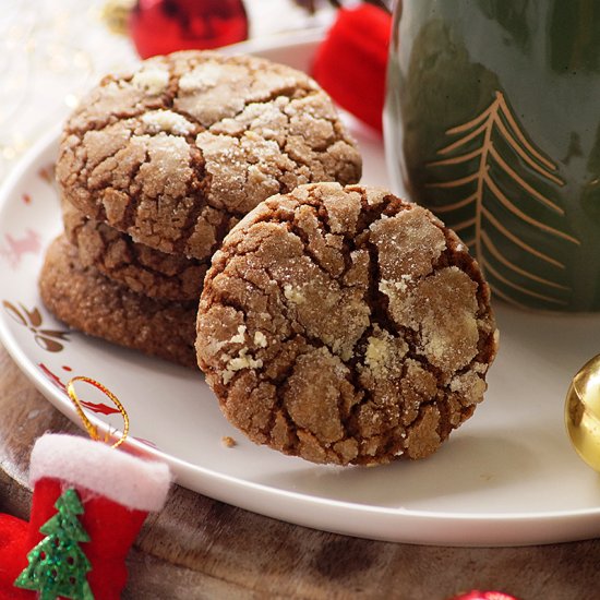 Molasses Crinkle Cookies - Recipe photo by blend with spices