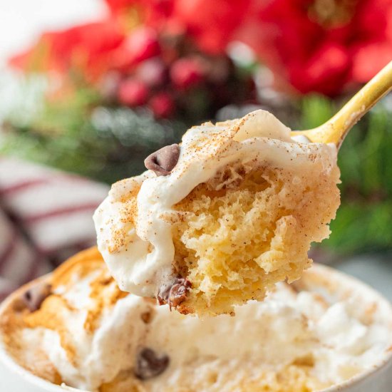 Eggnog Mug Cake - Recipe photo by eatdessertsnack
