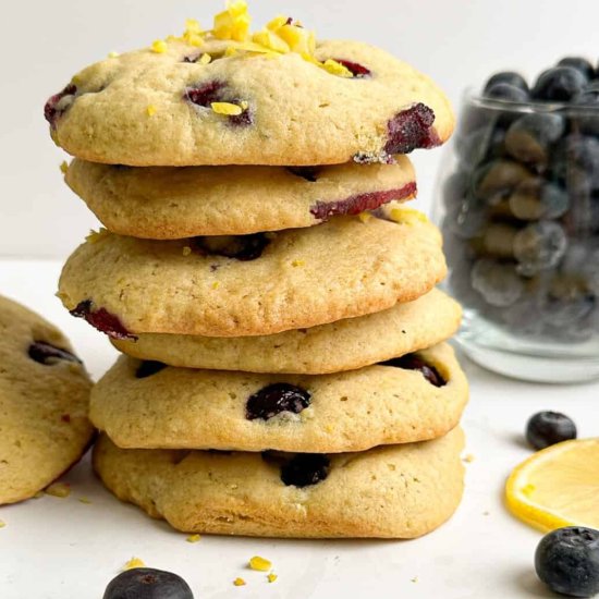 Easy Lemon Blueberry Cookies - Recipe photo by sassychopsticks9