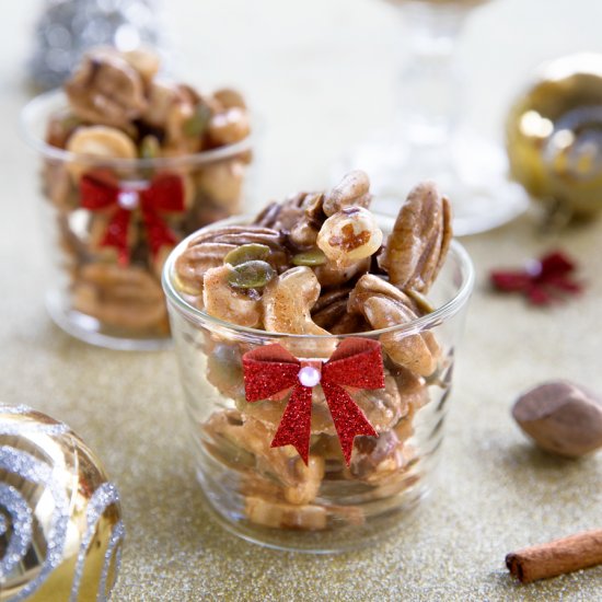 Vegan Eggnog Candied Nuts - Recipe photo by BitterSweet