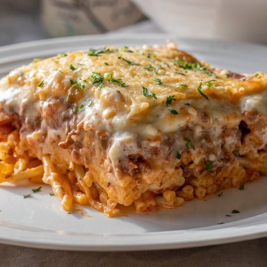 Greek Pastitsio – Greek Lasagna - Recipe photo by Cooking Gorgeous
