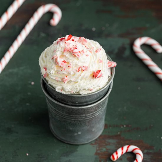 Peppermint Whipped Cream - Recipe photo by marleysmenu